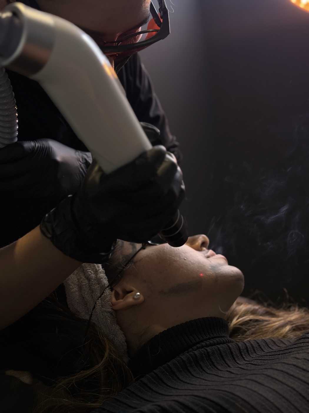 Tratamiento facial realizado en Dermakore